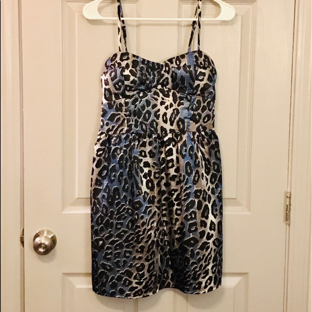 As U Wish Cheetah Print Party Dress